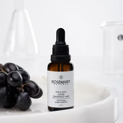 Rosemary Natural Cold Pressed Grape Seed Oil 30 ml
