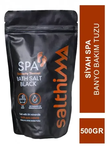 Salthima Spa Black Himalayan Bath Care Salt 500 g