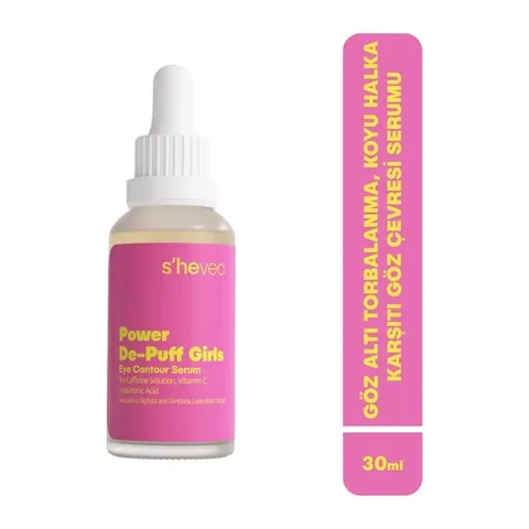 She Vec Power De Puff Girls Caffeine + Glutathione + HA 30 ml