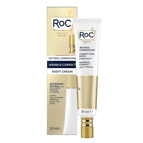 Révélez une peau lisse : Crème Nuit Anti-Rides Roc Retinol C