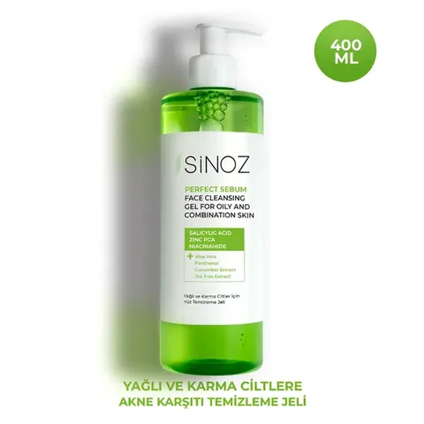 Гель для умывания Sinoz для жирной и комбинированной кожи 400 мл