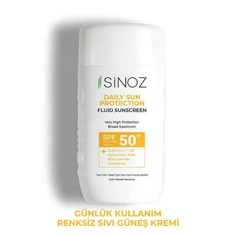 Sinoz SPF50 Flüssigsonnencreme für den täglichen Gebrauch - 50 ml