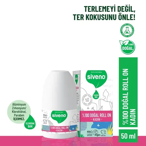 Neutralisez les odeurs avec Siveno Roll-On Naturel Femme