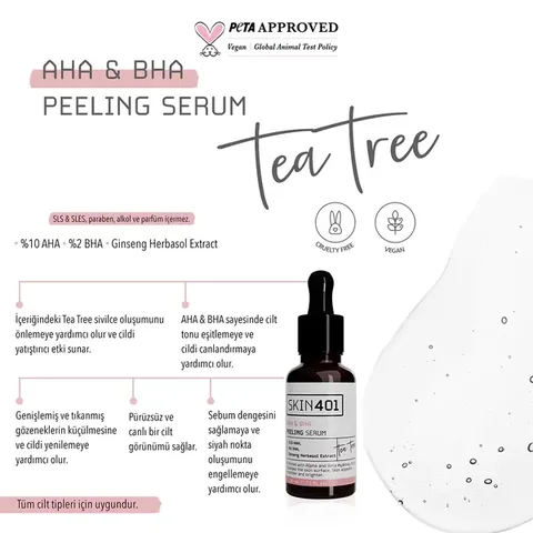 Skin401 aha And Bha Peeling Serum 30 ml