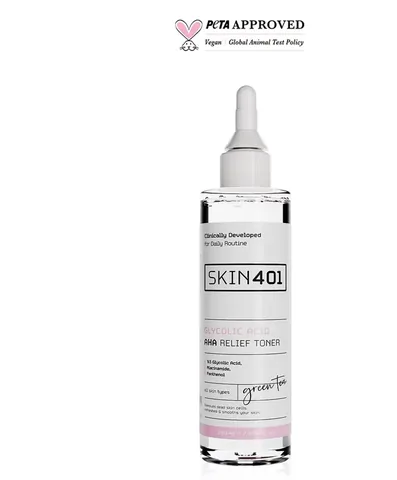 Skin401 glycolic Acid Aha Relief Toner 200 ml