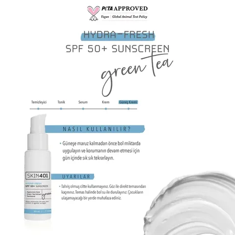 Skin401 Spf 50 Hydra Fresh Moisturizing Refreshing Sunscreen 50 ml