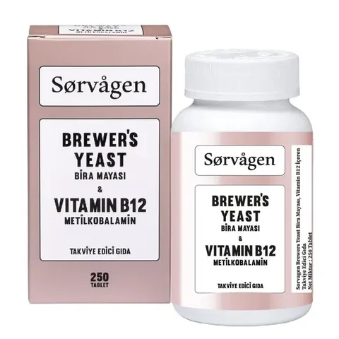 Sorvagen Brewers Yeast Vitamin B12 250 tablets