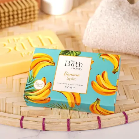 The Bath Factory Hand Face Body Soap - Banana 80 gr