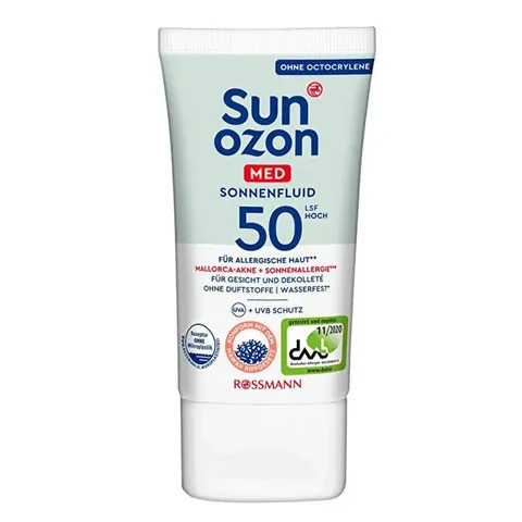 SunOzon Med Spf 50 Sunscreen Face Cream 50 ml