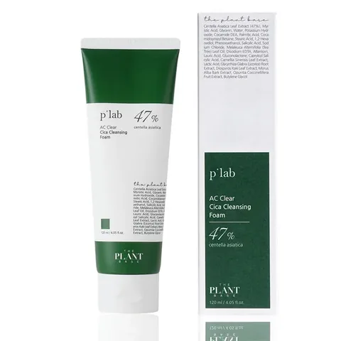 The Plant Base Ac Clear Cica Cleansing Foam 120 ml