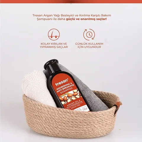 Tresan Argan Oil Nourishing Anti-Breakage Care Shampoo 300 ml