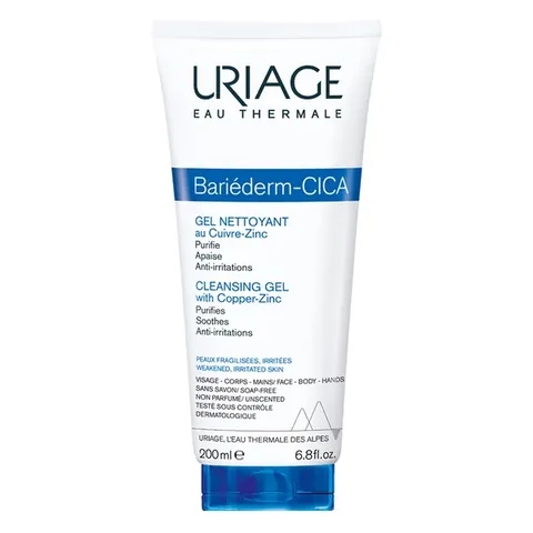Uriage Bariederm Face and Body Cleansing Gel 200 ml