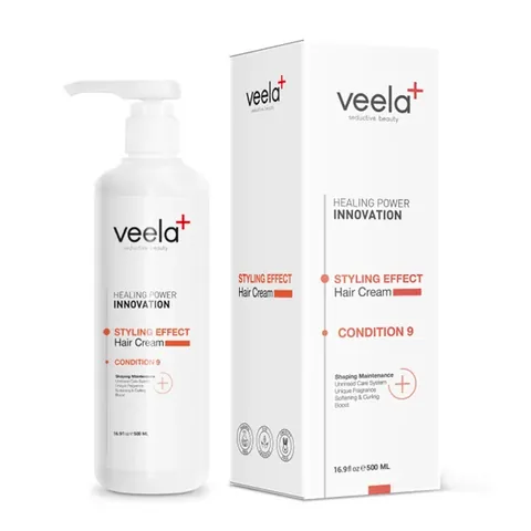 Veela Leave-in Styling Hair Cream for Difficult-to-Style Hair 500 ml