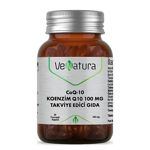 Venatura CoQ-10 Coenzyme Q10 100 mg Food Supplement 30 Capsules