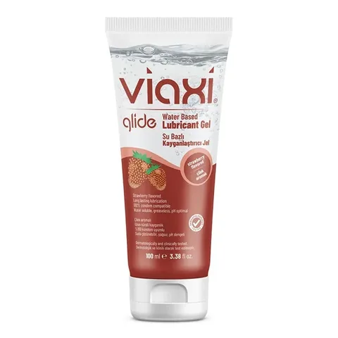 Améliorez votre intimité avec Viaxi Glide Fraise 100 ml