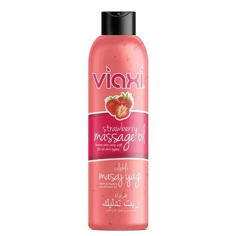 Viaxi Strawberry Scented Massage Oil 177 ml