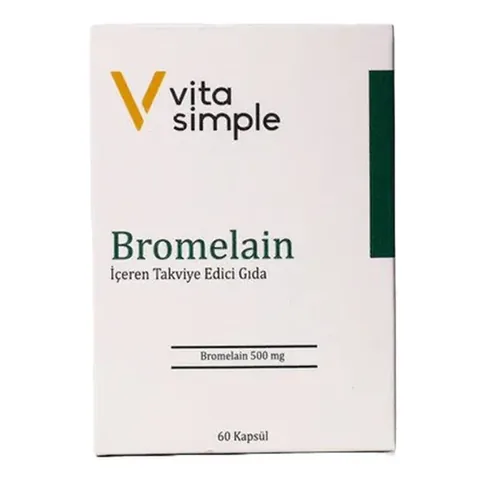 Vita Simple Bromelain Containing Supplementary Food 60 capsules