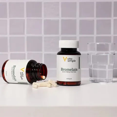 Vita Simple Bromelain Containing Supplementary Food 60 capsules