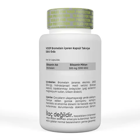 Voop Bromelain Food Supplement 30 capsules