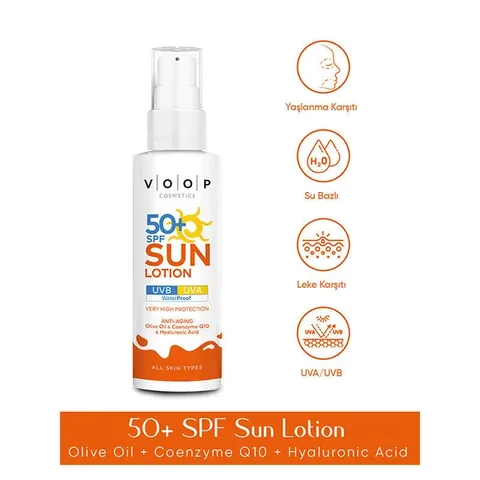Voop Spf 50 sunscreen Lotion 150 ml
