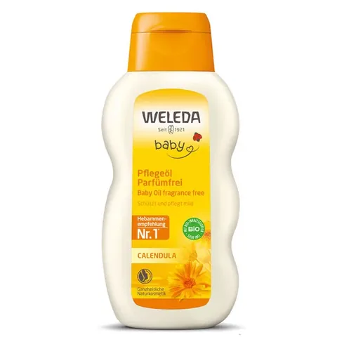 Weleda Calendula Organic Fragrance-Free Baby Oil 200 ml