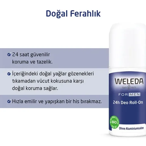 Weleda For Men Roll On Deodorant 50 ml