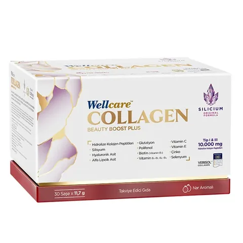 Wellcare Collagen Beauty Boost Plus 10.000 mg 30 pcs Pomegranate Flavored