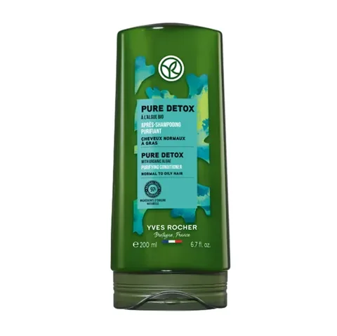Yves Rocher Pure Detox Purifying Hair Conditioner for Oily Hair 200 ml