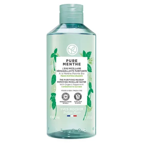 Yves Rocher Pure Menthe Purifying Face And Make-up Remover Water 400 ml