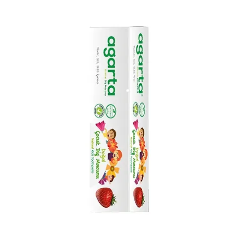 Agarta natürliche fluoridfreie Erdbeer-Kinderzahnpasta 75ml