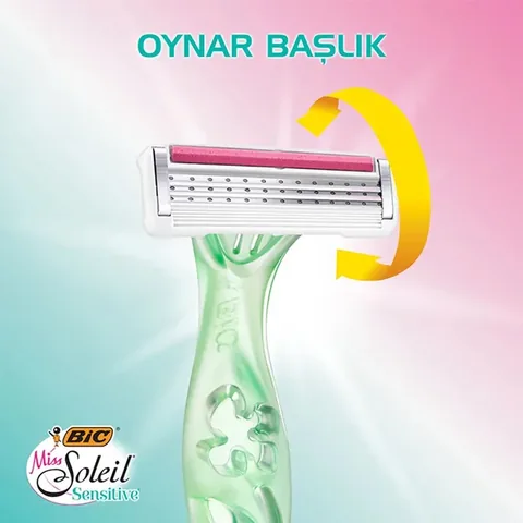 Bic Miss Soleil Sensitive 3 blade Women's Razor 3 pack