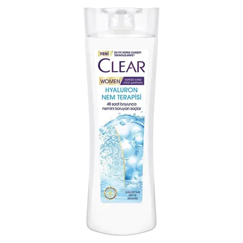 Clear Women Anti-dandruff Effective Hair Care Shampoo Hyaluron Moisture Therapy 350 ml