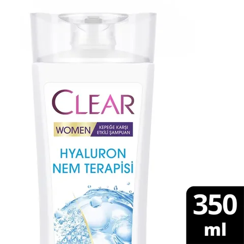 Clear Women Anti-dandruff Effective Hair Care Shampoo Hyaluron Moisture Therapy 350 ml