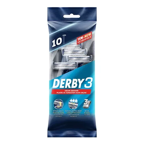 Derby Samurai 3 classic 10 pack Razor Blades
