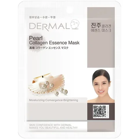 Dermal Brightening Moisturizing Pearl Essence Collagen Night Mask 23 gr