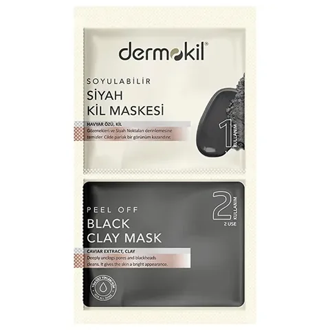 Dermokil Peelable Caviar Black Clay Mask 15 ml