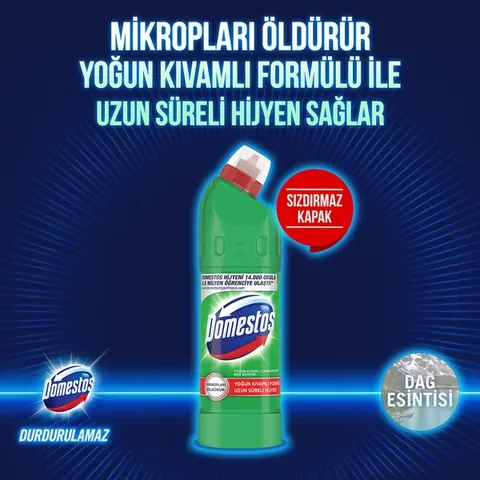 Domestos Maximum Hygiene Dickflüssige Bleichmittel 750ml