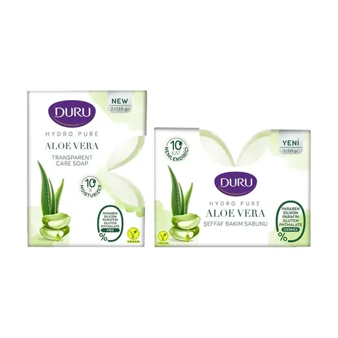 Duru Hydro Pure Aloe Vera Bar Soap 2 x 135 gr