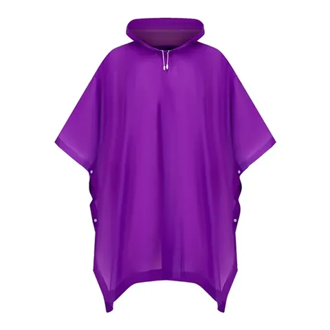 Eklips Poncho Raincoat Purple