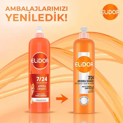 Elidor 7/24 rescue Hair Care Cream Instant Repair Damaged Hair 240 ml