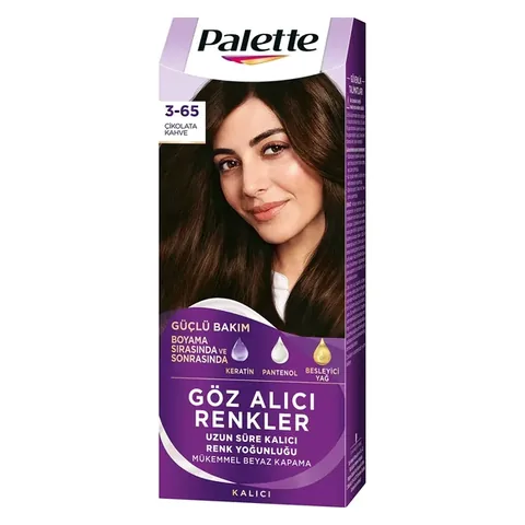 Palette Eye-catching Colors Hair Dye 3-65 chocolate Brown