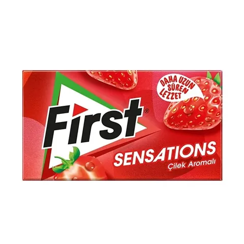 First Sensations Strawberry Flavored Gum 27 gr