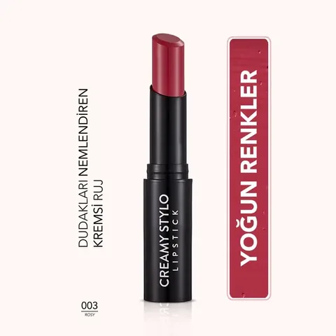 Flormar Creamy Stylo Moisturizing Lipstick 003 rosy