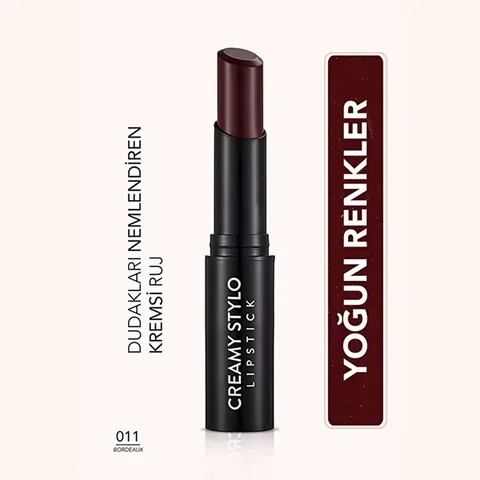 Flormar Creamy Stylo Moisturizing Lipstick 011 bordeaux