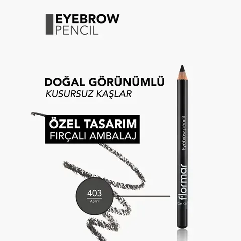 Flormar Brush-Capped Eyebrow Pencil No: 403