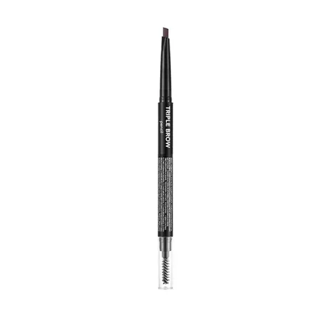 Flormar Triple Brow Eyebrow Pencil With Brush And Powder Head 002 auburn