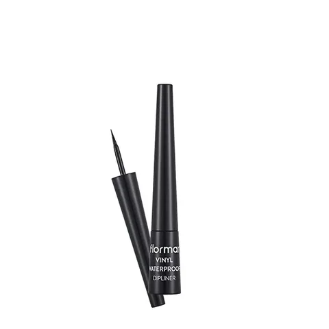 Flormar Vinyl Waterproof Intense Pigment And Shiny Finish Dipliner 001 black