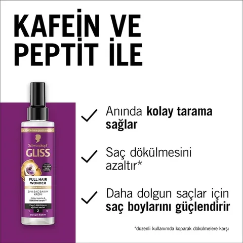 Gliss Full Hair Wonder Liquid Hair Care Cream 200 ml