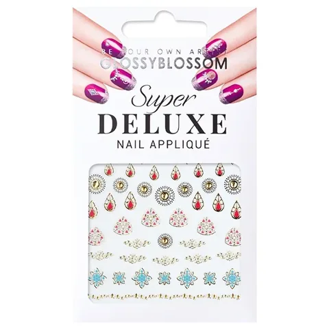 Glossy Blossom Jewel Box Ancient Secret Nail Sticker 45234