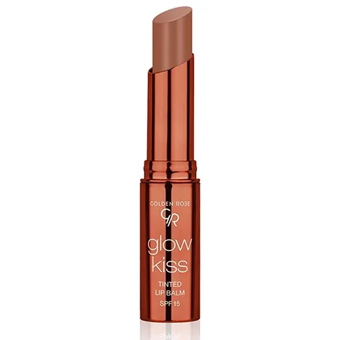 Golden Rose Glow Kiss Tinted Lip Balm Lipstick 06 choco Cake